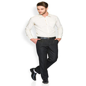 Black Cream Trouser