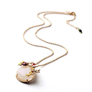Long Plated Fashion Necklace