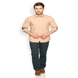 Beige Men Shirt