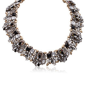 Adoriana Black Crystal Necklace