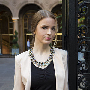Adoriana Black Crystal Necklace